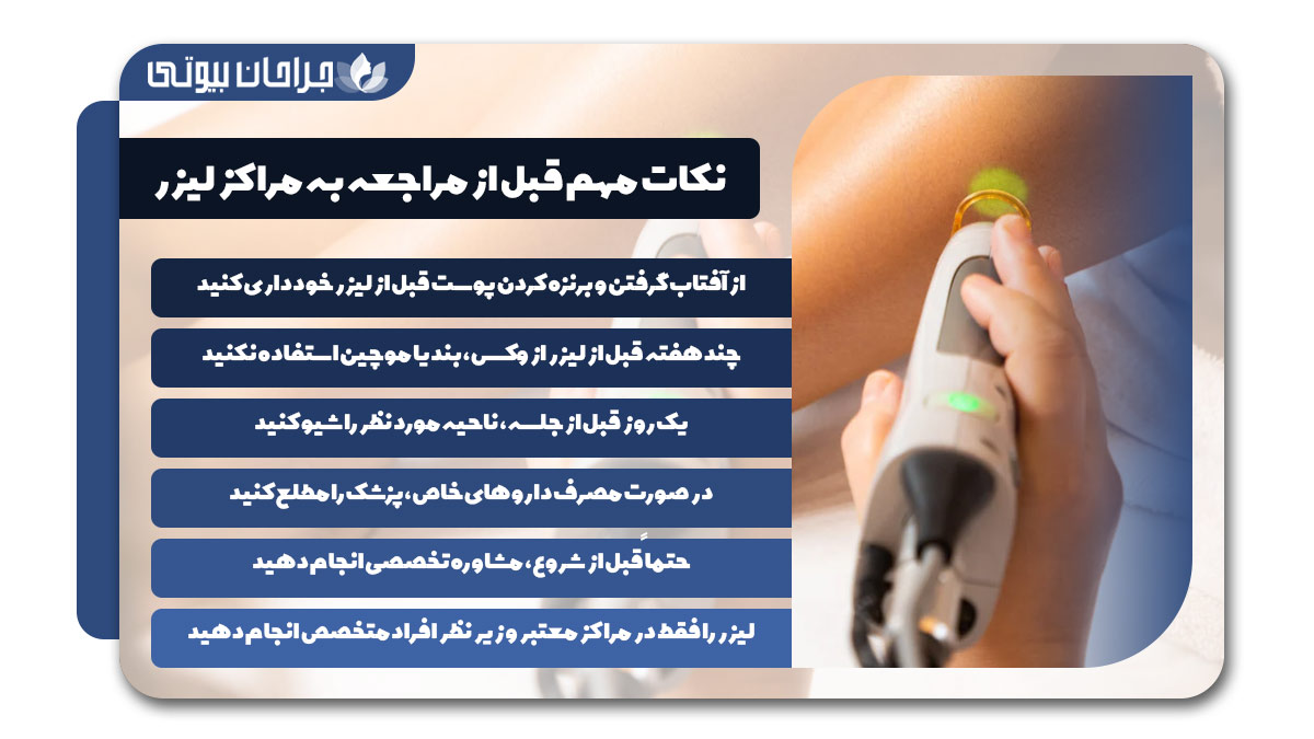 بهترین کلینیک لیزر موی زائد در شیراز