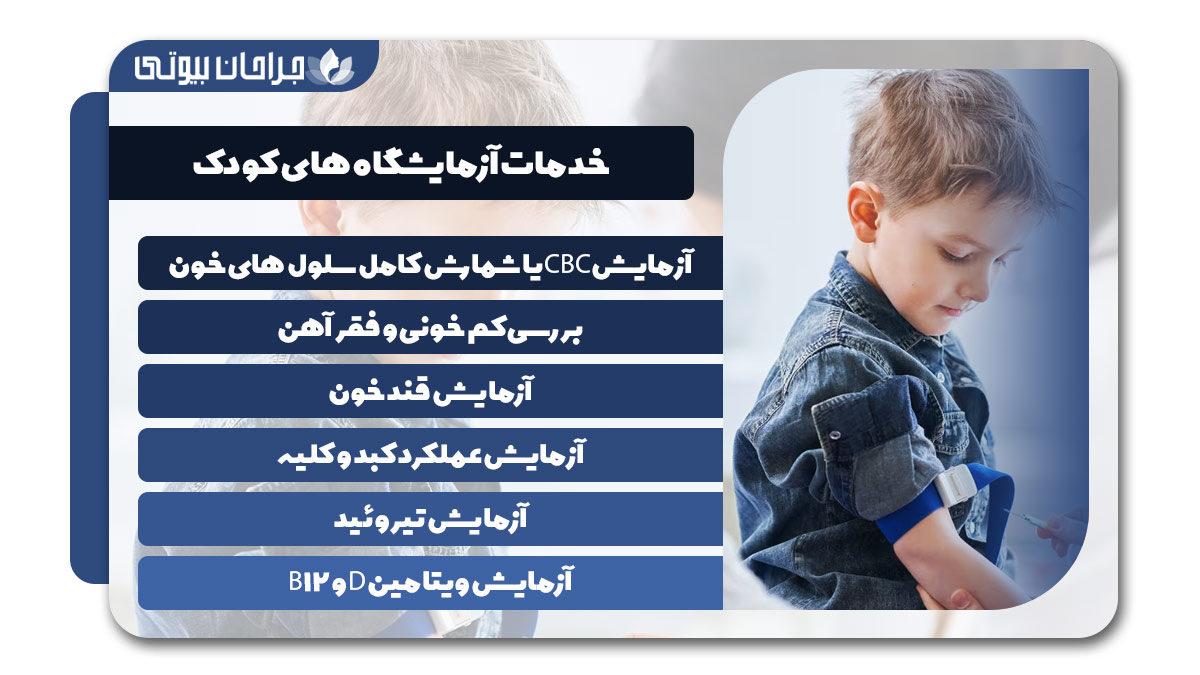 بهترین آزمایشگاه مخصوص کودکان در شیراز